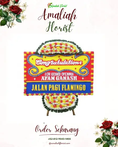 Sewa Papan Bunga Mesat Jaya